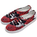 Roses and Skulls Women s Classic Low Top Sneakers View2