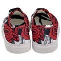 Roses and Skulls Women s Classic Low Top Sneakers View4