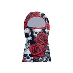 Roses And Skulls Balaclava Face Mask