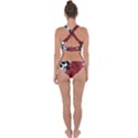 Roses and Skulls Cross Back Hipster Bikini Set View2