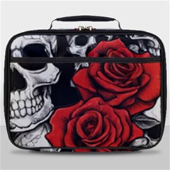 Roses And Skulls Full Print Lunch Bag