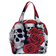 Roses And Skulls Boxy Hand Bag