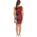 Roses and Skulls Tiered Sleeveless Mini Dress View4