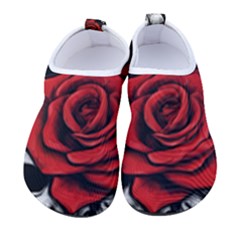 Roses And Skulls Kids  Sock-style Water Shoes