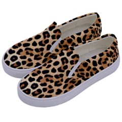 Leopard Kids  Canvas Slip Ons