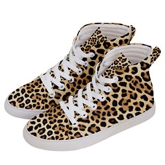 Leopard Men s Hi-top Skate Sneakers