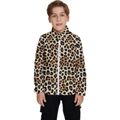 Leopard Kids  High Neck Windbreaker