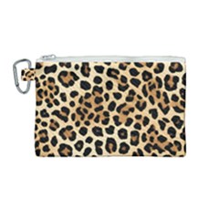 Leopard Canvas Cosmetic Bag (medium)