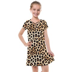 Leopard Kids  Cross Web Dress