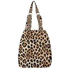 Leopard Center Zip Backpack