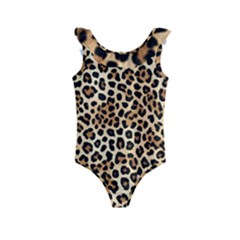 Leopard Kids  Frill Swimsuit