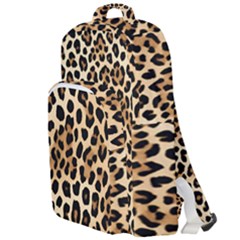 Leopard Double Compartment Backpack