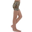 Leopard Kids  Lightweight Velour Yoga Shorts View3