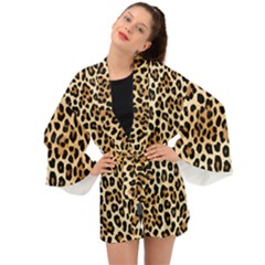 Leopard Long Sleeve Kimono