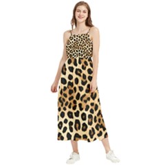 Leopard Boho Sleeveless Summer Dress