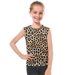 Leopard Kids  Mesh Tank Top