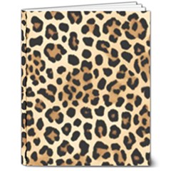 Leopard 8  X 10  Hardcover Notebook