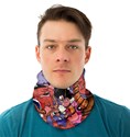 Colorful Art Vikings Pattern Face Covering Bandana (Adult) View1