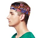 Colorful Art Vikings Pattern Face Covering Bandana (Adult) View2