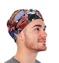 Colorful Art Vikings Pattern Face Covering Bandana (Adult) View4