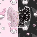 Pastel Goth Bunny Button up blouse View1