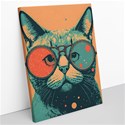 Cool Cat Pop Art Deluxe Canvas 24  x 20  (Framed) View1