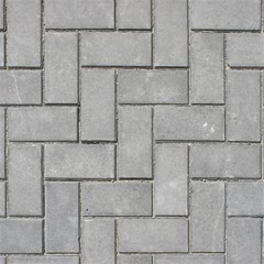 alternating grey brick