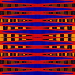 bright blue red yellow mod abstract