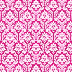 hot pink damask pattern