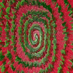 red green swirl twirl colorful