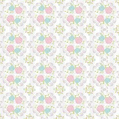 dreamy dahlia tiled