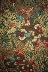 traditional batik art pattern