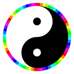 rainbow around yinyang copy