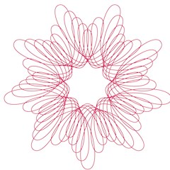 spirograph pattern drawing design