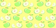 apples apple pattern vector green