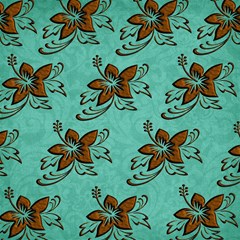 chocolate background floral pattern