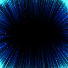 colorful light ray border animation loop blue motion background space