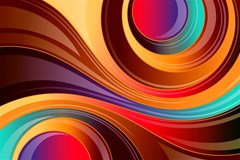 abstract colorful background wavy