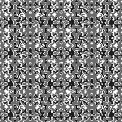 monochrome camouflage design