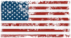 usa flag grunge