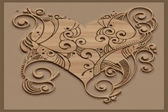 wood sculpt carved background