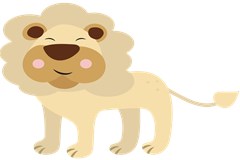 lion cute sketch funny