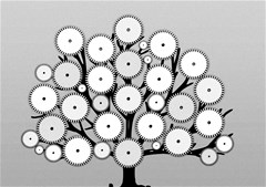 gears tree structure networks