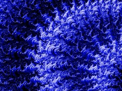 rich blue digital abstract