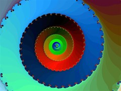 fractal spiral curve helix