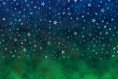 background blue green stars night