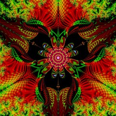 artwork art fractal flower design