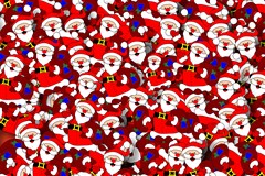 nicholas santa christmas pattern