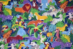 animated safari animals background