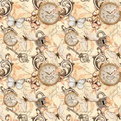 clock butterfly pattern